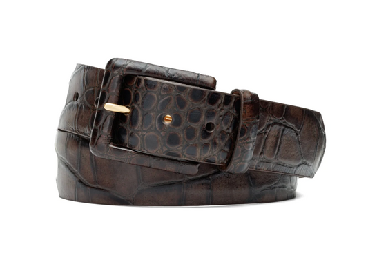W. Kleinberg- Italian Embossed Croc Belt