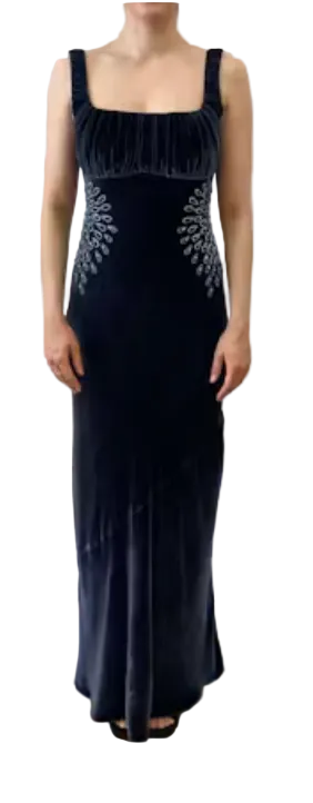 Saloni- Chantal Long-B Dress