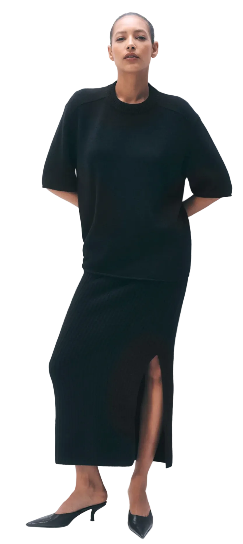 White & Warren- Cashmere Skirt