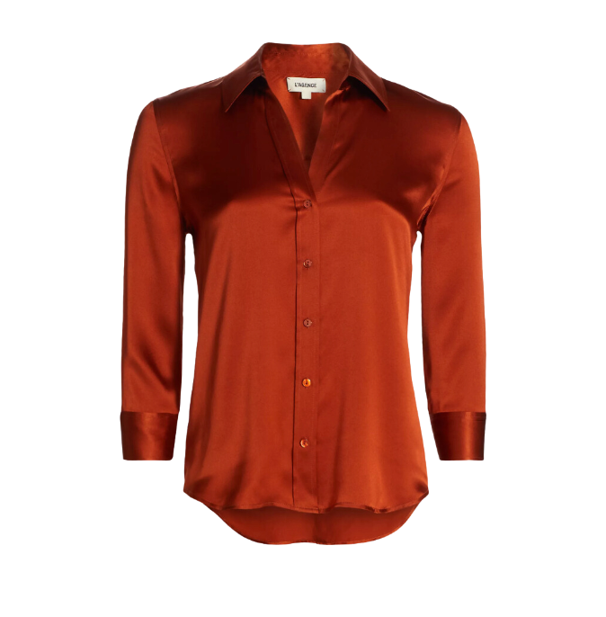 L'Agence- Dani 3/4 Sleeve Blouse