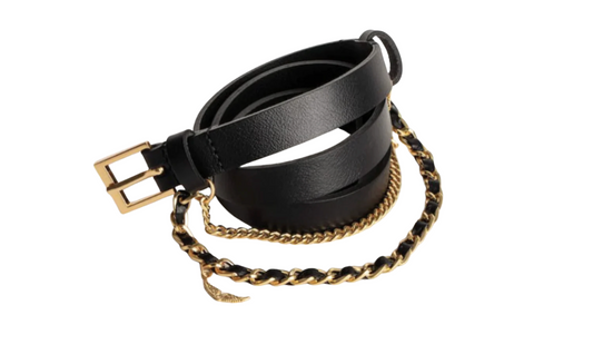 Zadig&Voltaire- Rock Chain Belt Leather