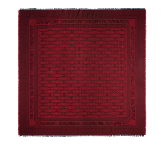 Zadig&Voltaire- Glenn Rock Jacquard Scarf