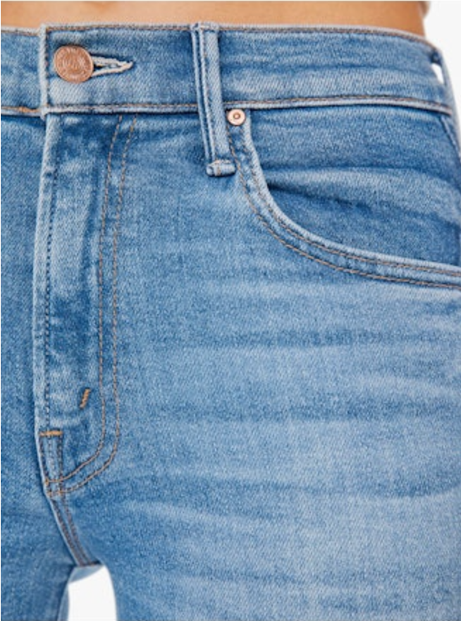 MOTHER- The Insider Crop Step Fray