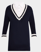 Load image into Gallery viewer, Cinq a Sept- Sequin Deep V Santina Dress
