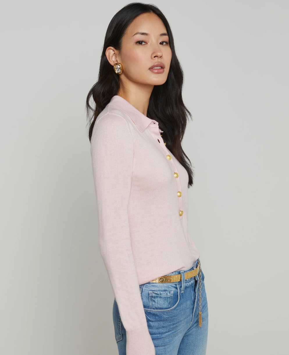 L'Agence- Sterling Collared Sweater