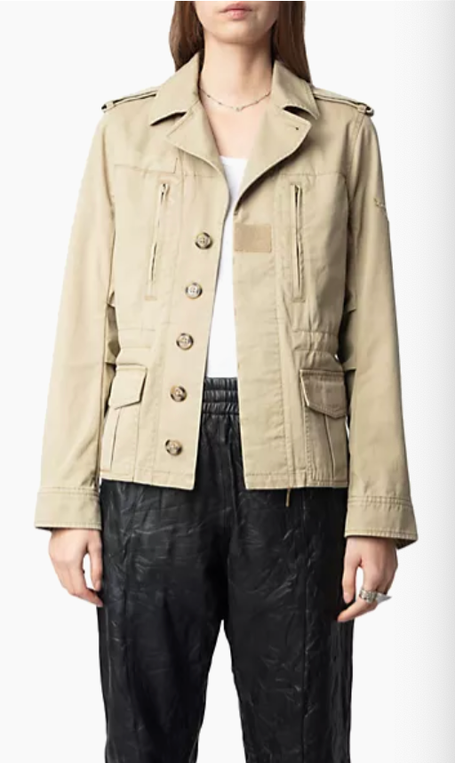 Zadig & Voltaire- Klimi Coton Lave Jacket