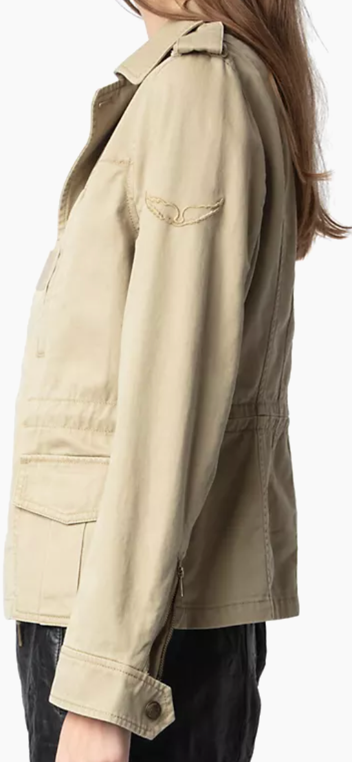 Zadig & Voltaire- Klimi Coton Lave Jacket