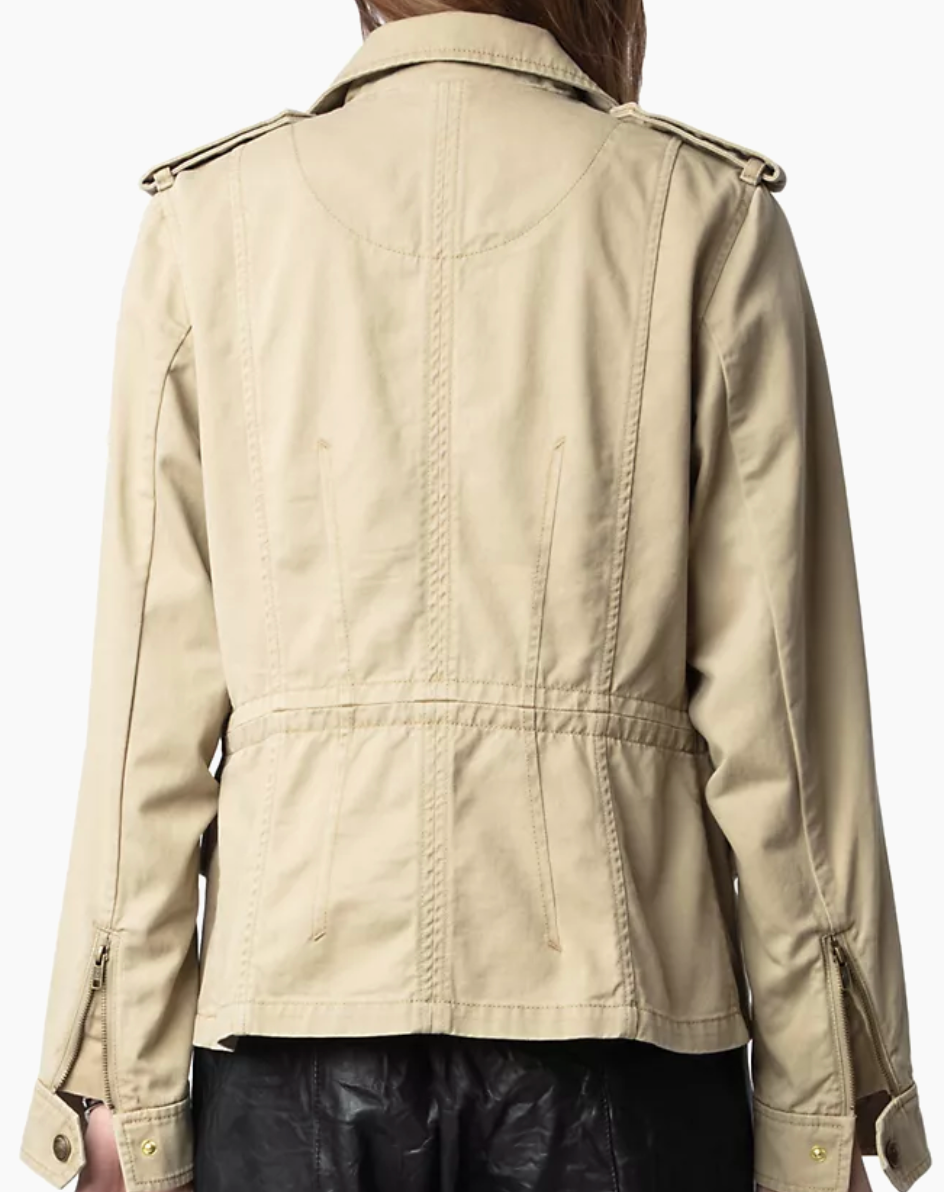 Zadig & Voltaire- Klimi Coton Lave Jacket