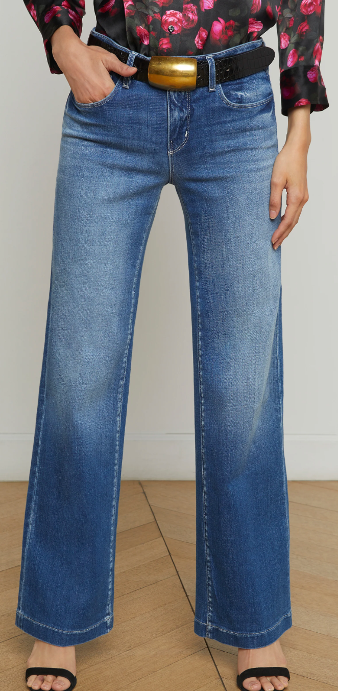 L'Agence- Joanne L/R Wide Leg Jean