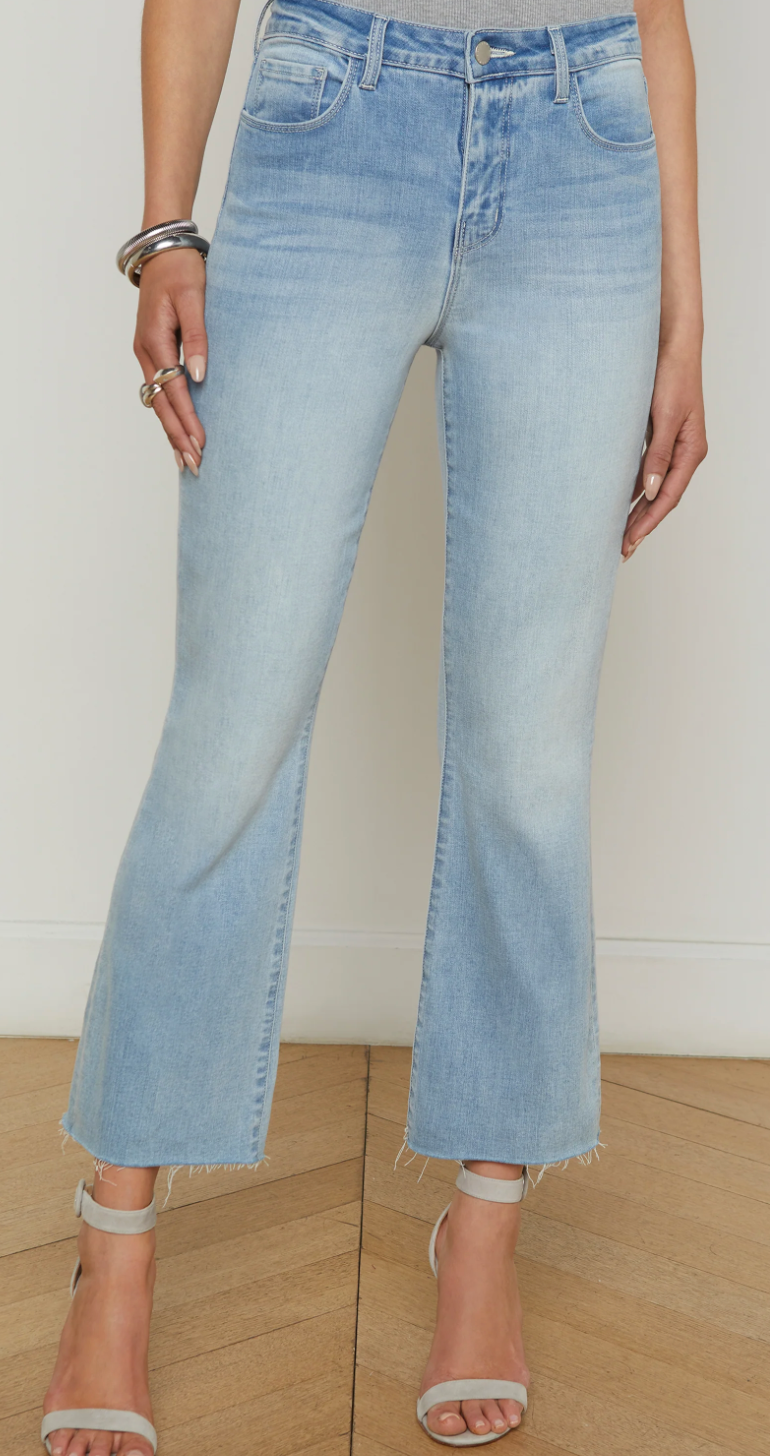 L'Agence- Kendra H/R Crop Flare