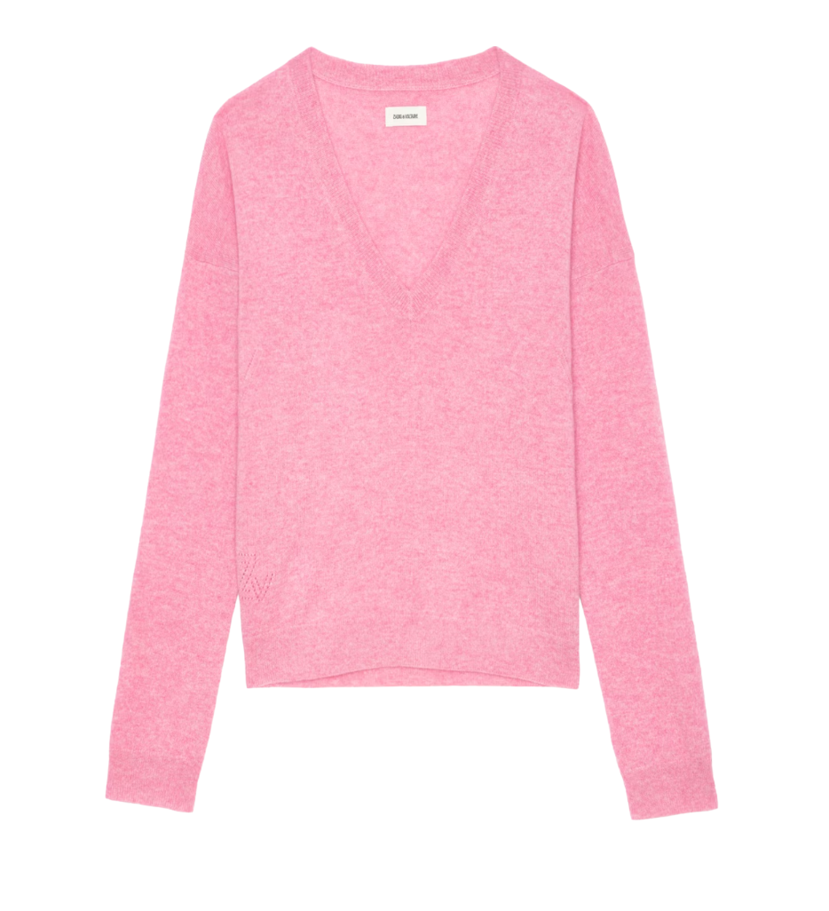 Zadig & Voltaire- Vivi Patch Cashmere Sweater