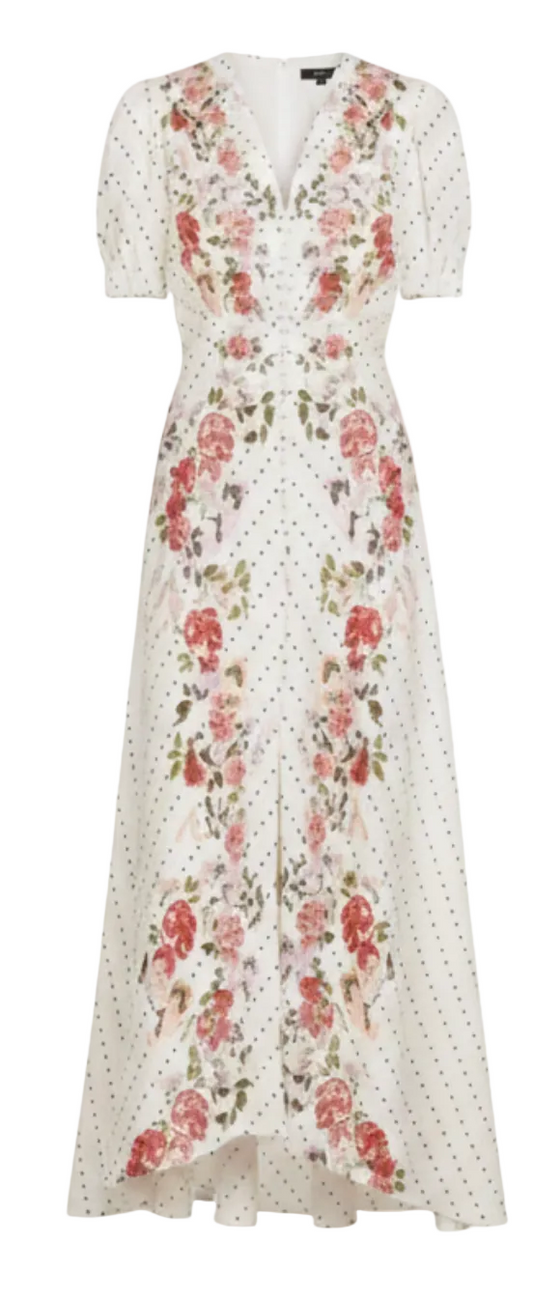 Saloni- Lea Long Dress