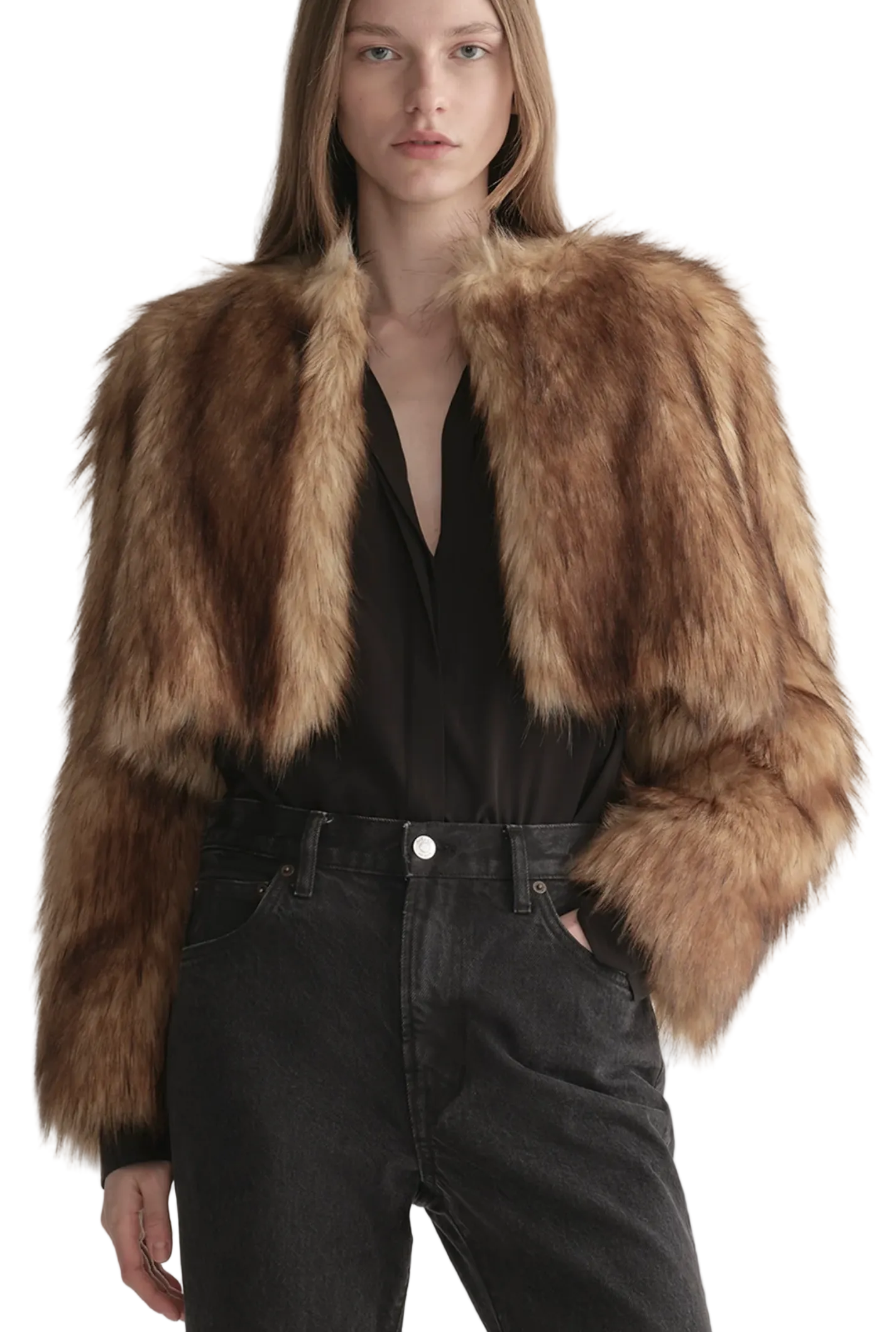 A.L.C.- Gina Faux Fur Jacket