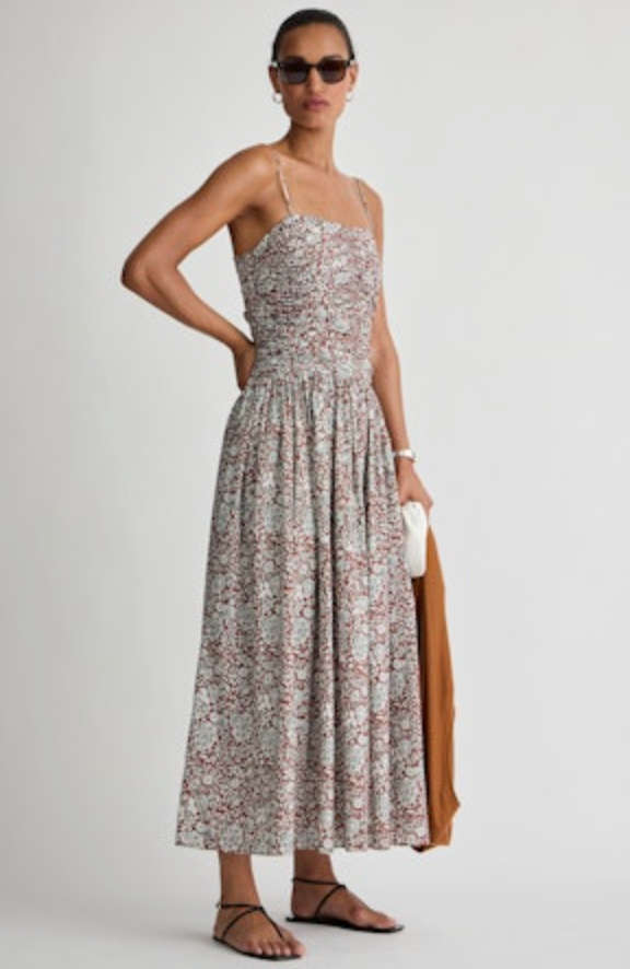 Apiece Apart- Jana Ruched Bodice Maxi