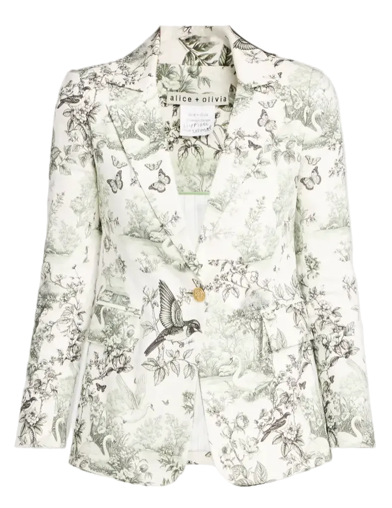 alice+olivia- Macey Notch Collar Blazer
