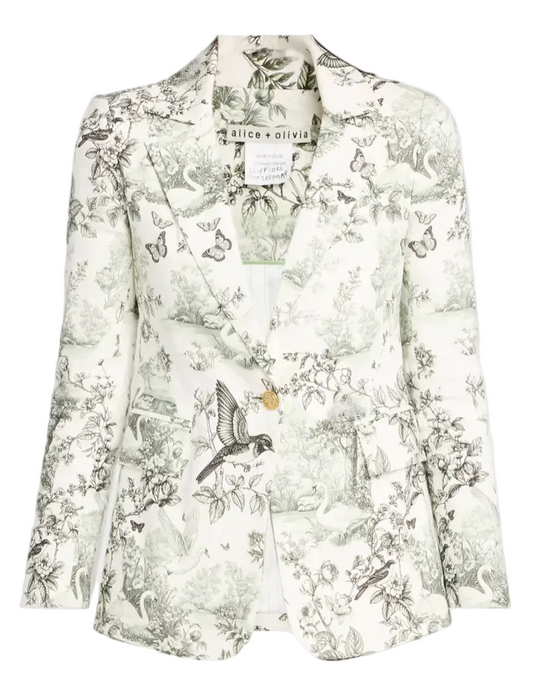 alice+olivia- Macey Notch Collar Blazer
