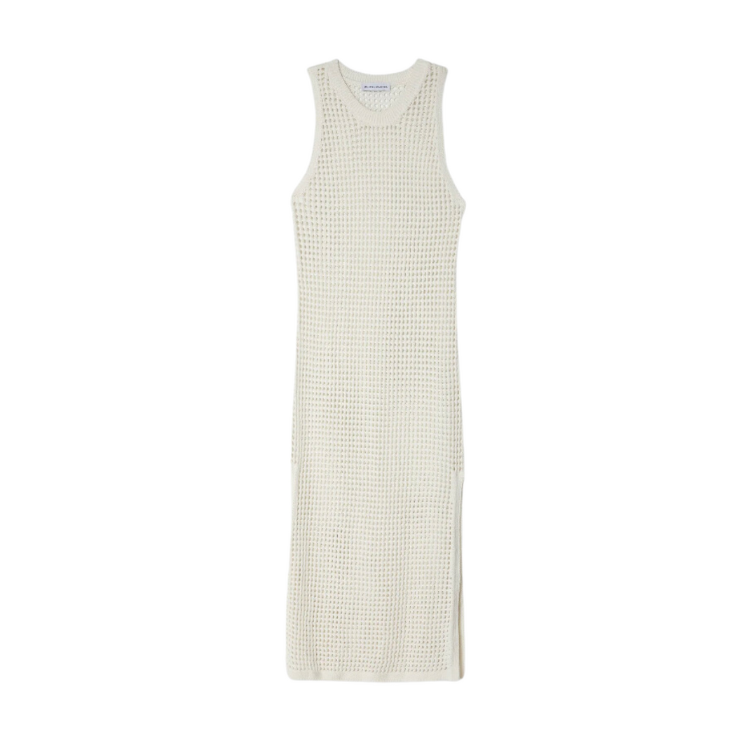 White + Warren- Mesh Coverup Dress