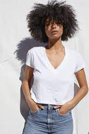 PWT- Alanis Recycled Cotton V-Neck Tee