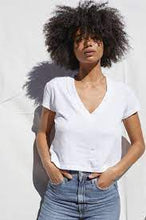 Load image into Gallery viewer, PWT- Alanis Recycled Cotton V-Neck Tee
