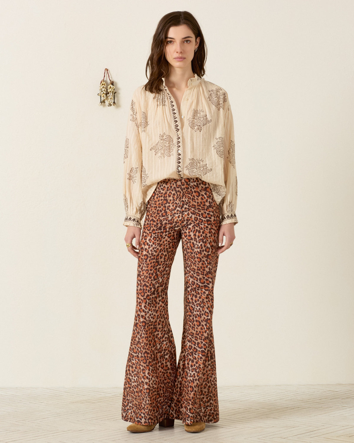 Poet Grapevine Stripe Blouse